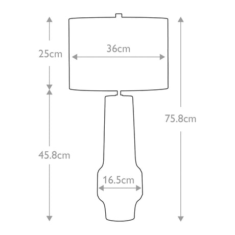 Elstead Lighting Table Lamp from the Muswell range. Muswell 1 Light Table Lamp Product Code = MUSWELL-TL