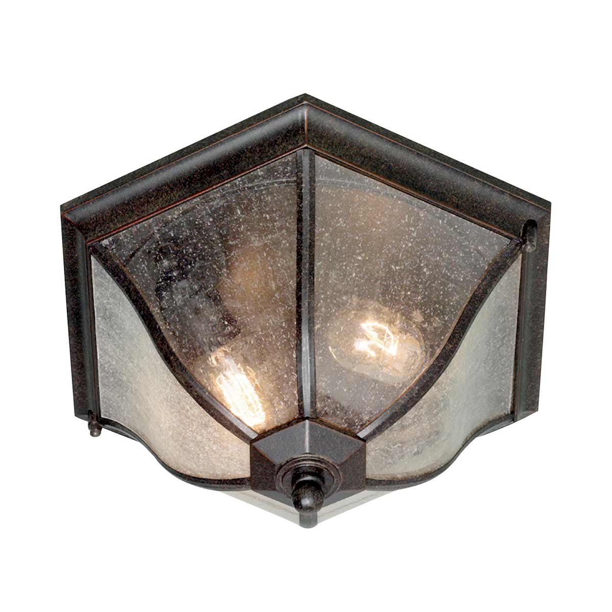 Elstead Lighting Ceiling Flush from the New England range. New England 2 Light Flush Lantern Medium Product Code = NE8-M
