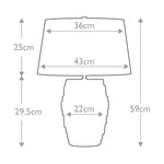 Elstead Lighting Table Lamp from the Neptune range. Neptune 1 Light Table Lamp – SKU NEPTUNE-TL