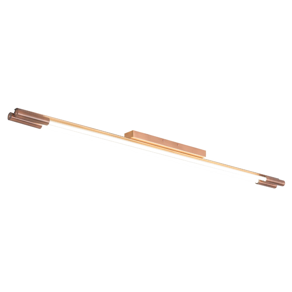 Magnalux NOVA T5 LED 2 x 18W 4000K Brushed Brass Part Number - NOV18BB