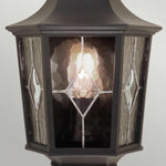 Elstead Lighting Outdoor Wall Light from the Norfolk range. Norfolk 1 Light Half Lantern Product Code = NR7-2-BLK