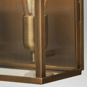 Elstead Lighting Outdoor Wall Light from the Old Bailey range. Old Bailey 2 Light Large Wall Lantern Product Code = OLD-BAILEY-L-BR