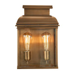 Elstead Lighting Outdoor Wall Light from the Old Bailey range. Old Bailey 2 Light Large Wall Lantern – SKU OLD-BAILEY-L-BR