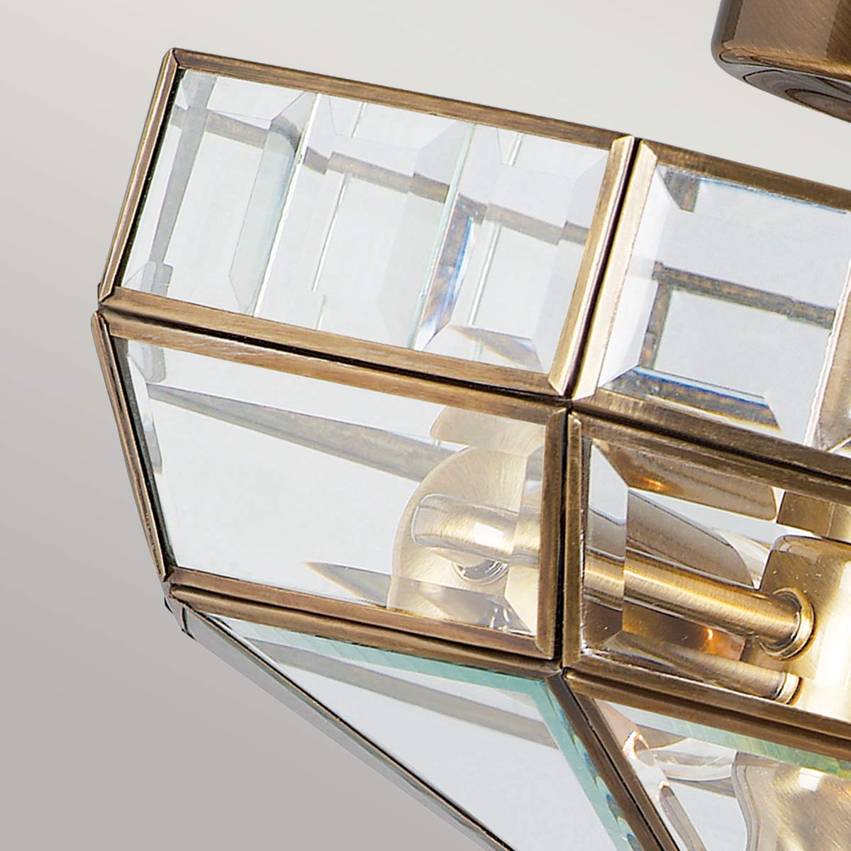 Elstead Lighting Ceiling Semi-Flush from the Old Park range. Old Park 2 Light Semi-Flush Product Code = OLD-PARK-AB