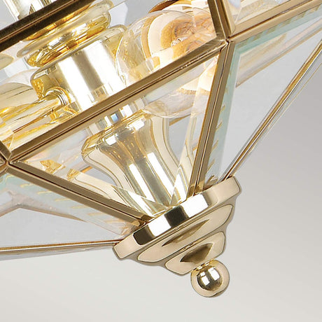 Elstead Lighting Ceiling Semi-Flush from the Old Park range. Old Park 2 Light Semi-Flush Product Code = OLD-PARK-PB