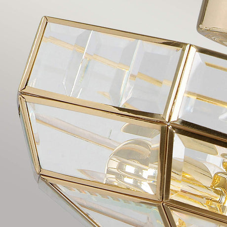 Elstead Lighting Ceiling Semi-Flush from the Old Park range. Old Park 2 Light Semi-Flush Product Code = OLD-PARK-PB