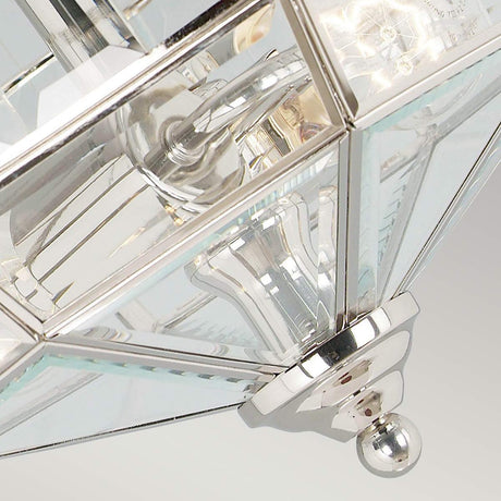 Elstead Lighting Ceiling Semi-Flush from the Old Park range. Old Park 2 Light Semi-Flush Product Code = OLD-PARK-PN