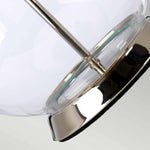 Elstead Lighting Table Lamp  from the Orb range. Orb 1 Light Table Lamp (Complete with Black Shade) Product Code = ORB-CLEAR-PN-BLK