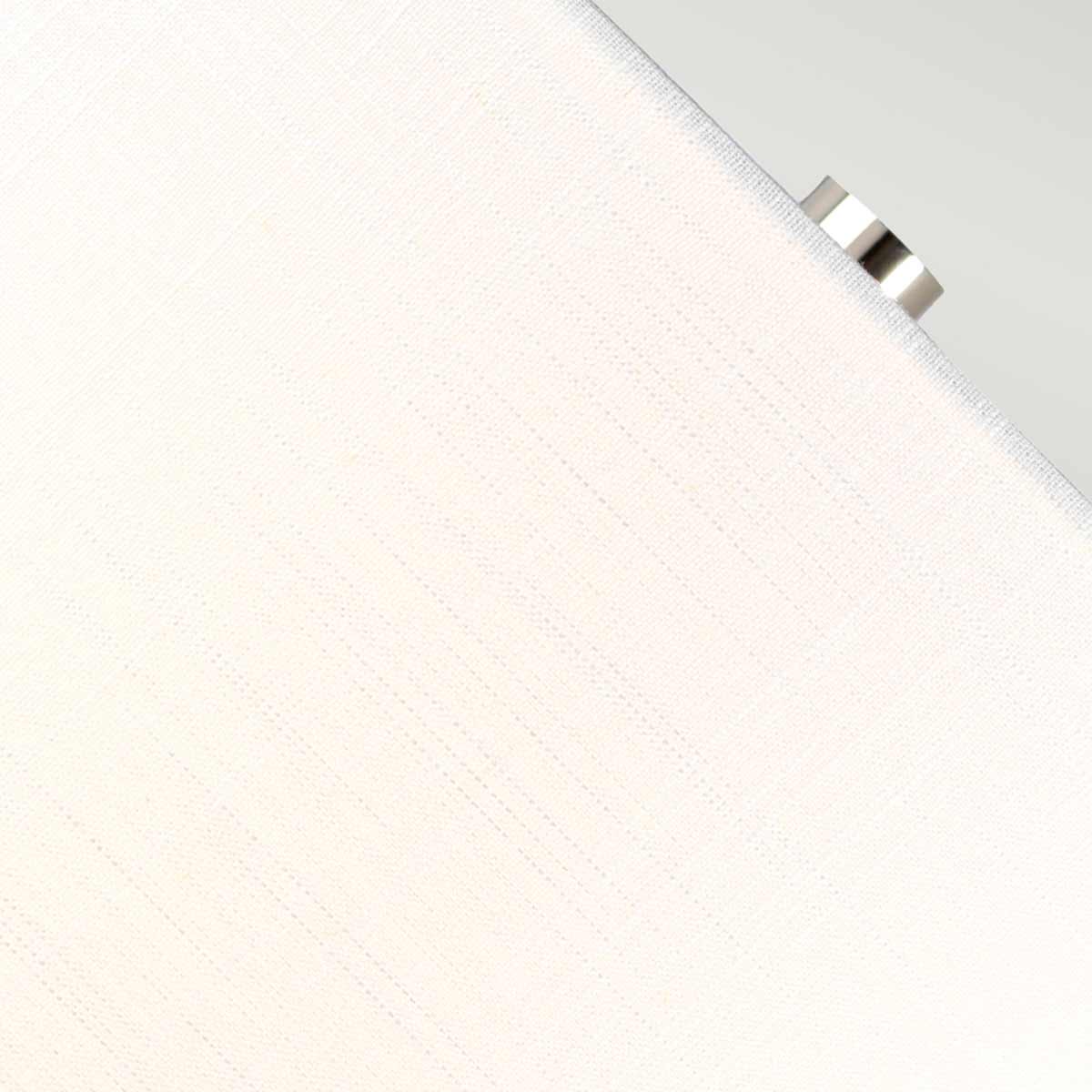 Elstead Lighting Table Lamp  from the Orb range. Orb 1 Light Table Lamp (Complete with White Shade) Product Code = ORB-CLEAR-PN-WHT