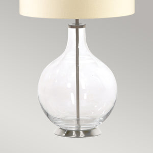 Elstead Lighting Table Lamp from the Orb range. Orb 1 Light Table Lamp - Clear Product Code = ORB-TL-CLEAR