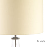 Elstead Lighting Table Lamp from the Orb range. Orb 1 Light Table Lamp - Clear – SKU ORB-TL-CLEAR