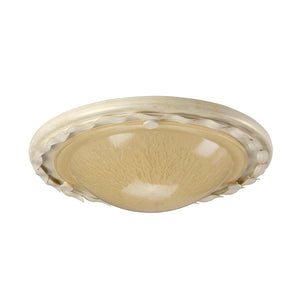 Elstead Lighting Ceiling Flush from the Olivia range. Olivia 1 Light Flush Product Code = OV-F-IV-GOLD