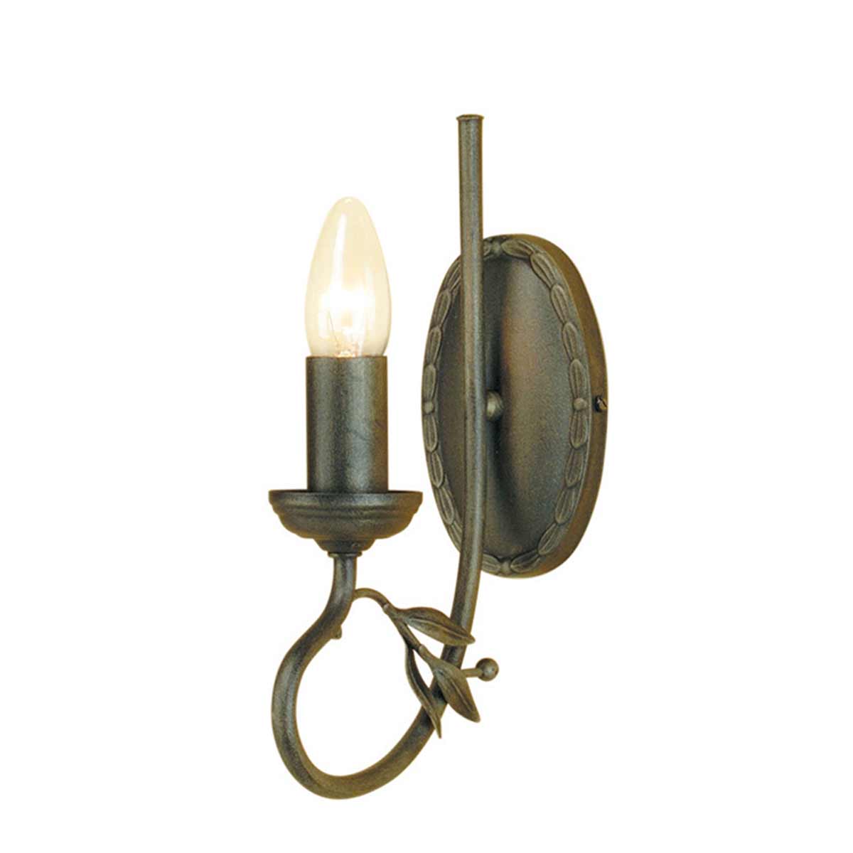 Elstead Lighting Wall Light from the Olivia range. Olivia 1 Light Wall Light Product Code = OV1-BLK-GOLD
