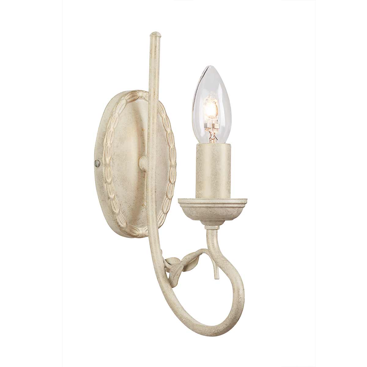 Elstead Lighting Wall Light from the Olivia range. Olivia 1 Light Wall Light Product Code = OV1-IVORY-GOLD