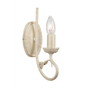 Elstead Lighting Wall Light from the Olivia range. Olivia 1 Light Wall Light Product Code = OV1-IVORY-GOLD