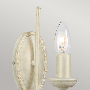 Elstead Lighting Wall Light from the Olivia range. Olivia 1 Light Wall Light Product Code = OV1-IVORY-GOLD