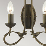 Elstead Lighting Wall Light from the Olivia range. Olivia 2 Light Wall Light Product Code = OV2-BLK-GOLD