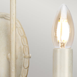 Elstead Lighting Wall Light from the Olivia range. Olivia 2 Light Wall Light Product Code = OV2-IVORY-GOLD