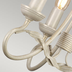 Elstead Lighting Chandelier from the Olivia range. Olivia 3 Light Chandelier Product Code = OV3-IVORY-GOLD