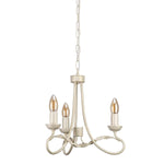 Elstead Lighting Chandelier from the Olivia range. Olivia 3 Light Chandelier Product Code = OV3-IVORY-GOLD