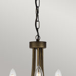 Elstead Lighting Chandelier from the Olivia range. Olivia 5 Light Chandelier Product Code = OV5-BLK-GOLD
