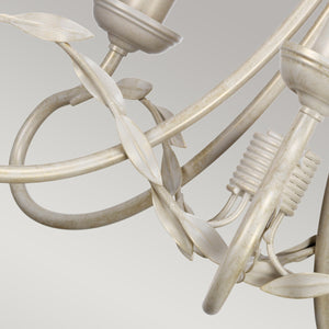 Elstead Lighting Chandelier from the Olivia range. Olivia 5 Light Chandelier Product Code = OV5-IVORY-GOLD