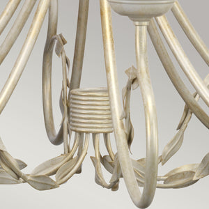 Elstead Lighting Chandelier from the Olivia range. Olivia 8 Light Chandelier Product Code = OV8-IVORY-GOLD