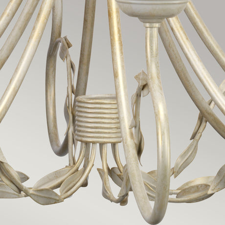 Elstead Lighting Chandelier from the Olivia range. Olivia 8 Light Chandelier Product Code = OV8-IVORY-GOLD