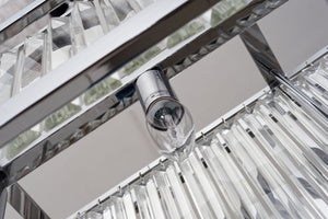 Magnalux Pandora 5 Light Long Crystal Bar Pendant Polished Chrome Part Number - PAN05CHB