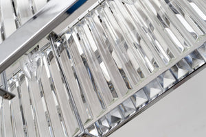 Magnalux Pandora 5 Light Long Crystal Bar Pendant Polished Chrome Part Number - PAN05CHB