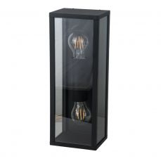 Magnalux Parker Two Light Black Wall Light Part Number - PAR02WLBL