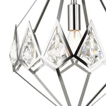 Magnalux Paragon 1 Light Crystal Pendant Polished Chrome Part Number - PAR01CH