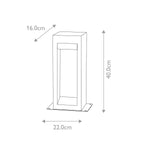 Elstead Lighting Bollard from the Parkstone range. Parkstone Medium LED Bollard – SKU PARKSTONE-BOL-B
