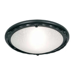 Elstead Lighting Ceiling Flush from the Pembroke range. Pembroke 1 Light Flush Light Style B Product Code = PB-F-B-BLACK