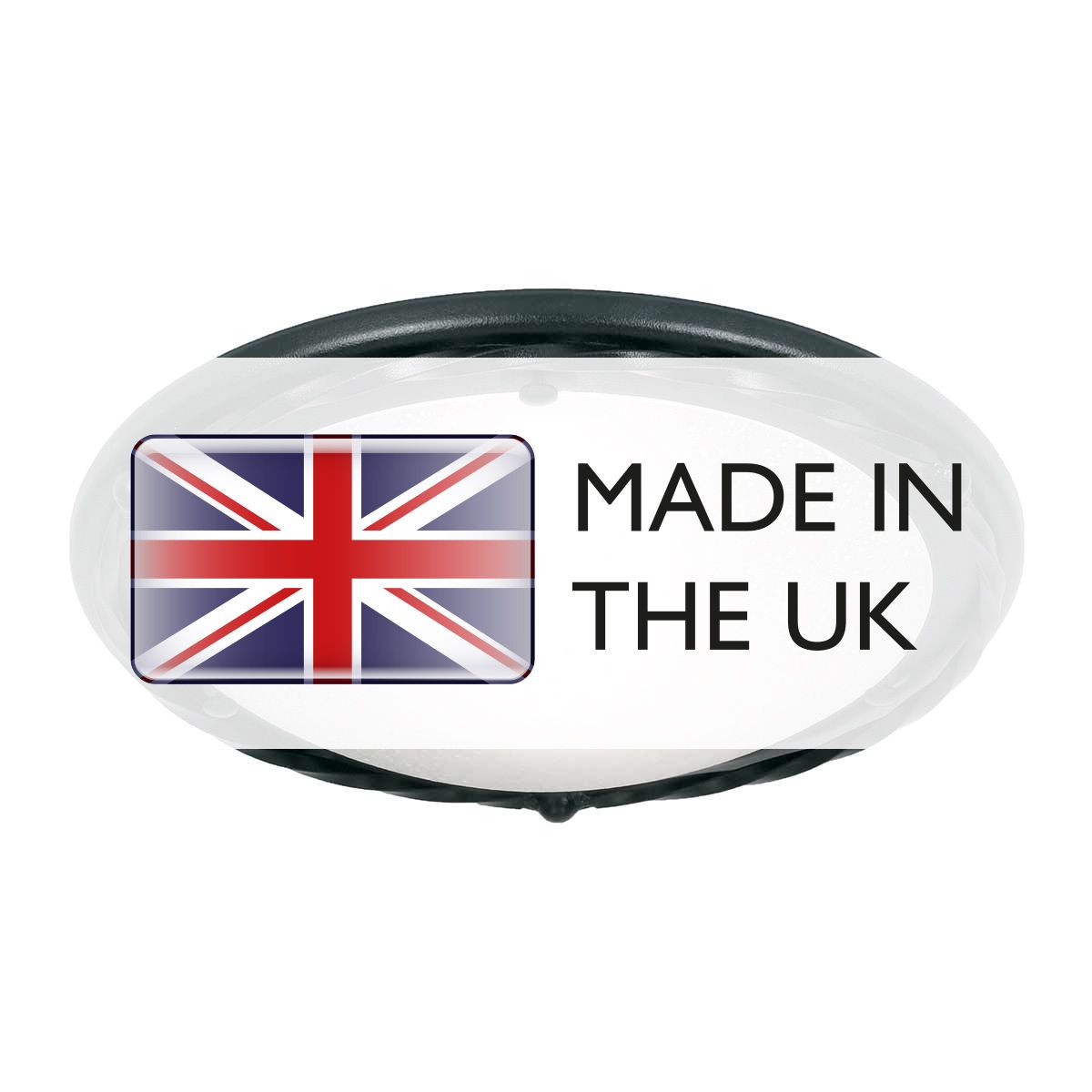 Elstead Lighting Ceiling Flush from the Pembroke range. Pembroke 1 Light Flush Light Style B – SKU PB-F-B-BLACK