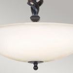 Elstead Lighting Ceiling Semi-Flush from the Pembroke range. Pembroke 3 Light Semi-Flush – SKU PB-SF-A-BLACK
