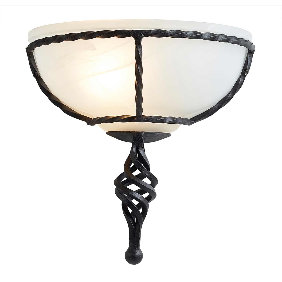 Elstead Lighting Wall Light from the Pembroke range. 1 Light Wall Uplighter Product Code = PB-WU-BLACK