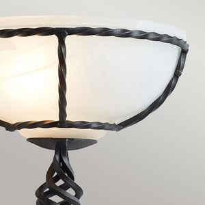 Elstead Lighting Wall Light from the Pembroke range. 1 Light Wall Uplighter Product Code = PB-WU-BLACK