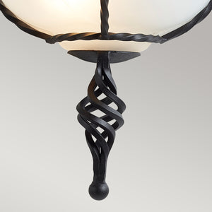 Elstead Lighting Wall Light from the Pembroke range. 1 Light Wall Uplighter Product Code = PB-WU-BLACK