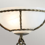 Elstead Lighting Wall Light from the Pembroke range. 1 Light Wall Uplighter – SKU PB-WU-BLK-GOLD