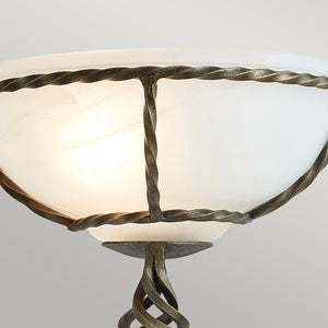 Elstead Lighting Wall Light from the Pembroke range. 1 Light Wall Uplighter Product Code = PB-WU-BLK-GOLD