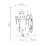 Elstead Lighting Outdoor Wall Light from the Philadelphia range. Philadelphia 3 Light Large Wall Lantern – SKU PH1-L-OB
