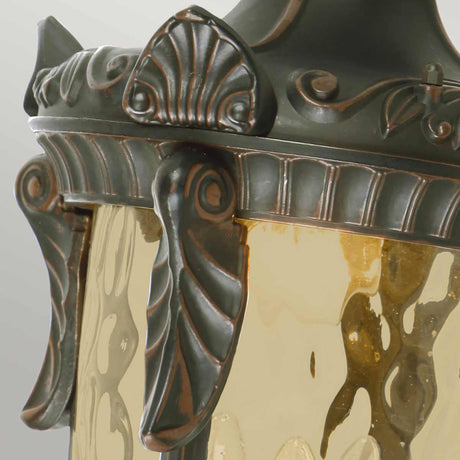 Elstead Lighting Outdoor Wall Light from the Philadelphia range. Philadelphia 3 Light Large Down Wall Lantern Product Code = PH2-L-OB