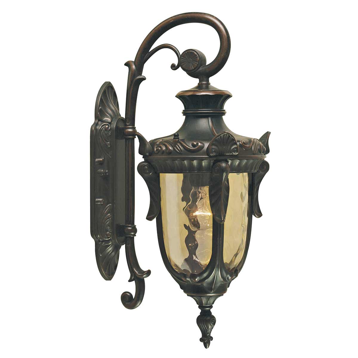 Elstead Lighting Outdoor Wall Light from the Philadelphia range. Philadelphia 1 Light Medium Down Wall Lantern Product Code = PH2-M-OB