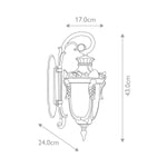 Elstead Lighting Outdoor Wall Light from the Philadelphia range. Philadelphia 1 Light Small Down Wall Lantern – SKU PH2-S-OB