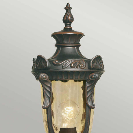 Elstead Lighting Pedestal Lantern from the Philadelphia range. Philadelphia 1 Light Medium Pedestal Product Code = PH3-M-OB