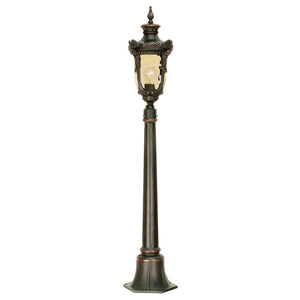 Elstead Lighting Pillar Lantern from the Philadelphia range. Philadelphia 1 Light Medium Pillar Product Code = PH4-M-OB