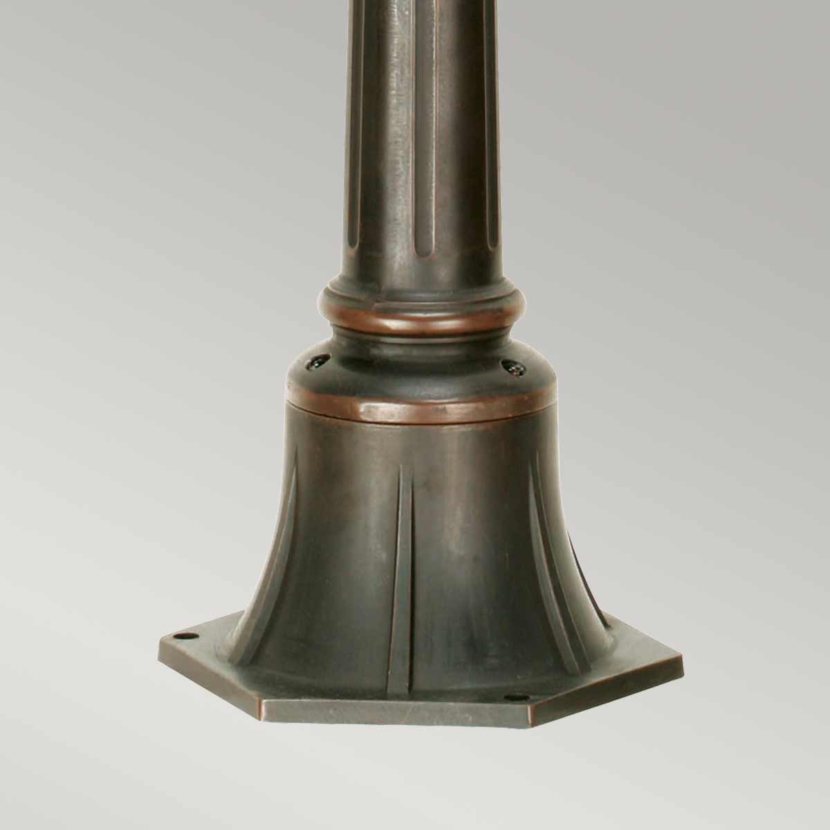 Elstead Lighting Pillar Lantern from the Philadelphia range. Philadelphia 1 Light Medium Pillar Product Code = PH4-M-OB