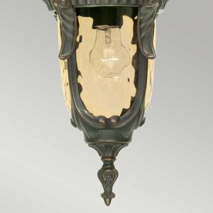 Elstead Lighting Outdoor Hanging from the Philadelphia range. Philadelphia 1 Light Medium Chain Lantern Product Code = PH8-M-OB