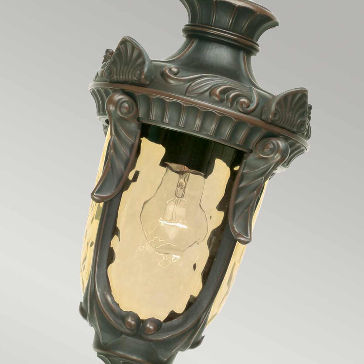 Elstead Lighting Outdoor Hanging from the Philadelphia range. Philadelphia 1 Light Medium Chain Lantern Product Code = PH8-M-OB